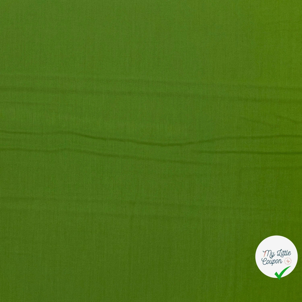 Popeline de viscose unicolore vert