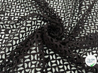 POPELINE DÉCOUPÉE MARRON GÉOMETRIQUES - My Little Coupon - tissu - coudre