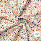 POPELINE DOANNE ECRU / ORANGE 1W Y4X 145 - My Little Coupon
