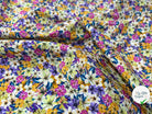 POPELINE IMPRIMÉ FLEURETTE D'HAWAI - My Little Coupon - tissu - coudre