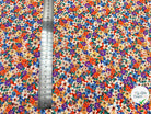 POPELINE IMPRIMÉ JASMINE MULTICOLORE - My Little Coupon - tissu - coudre