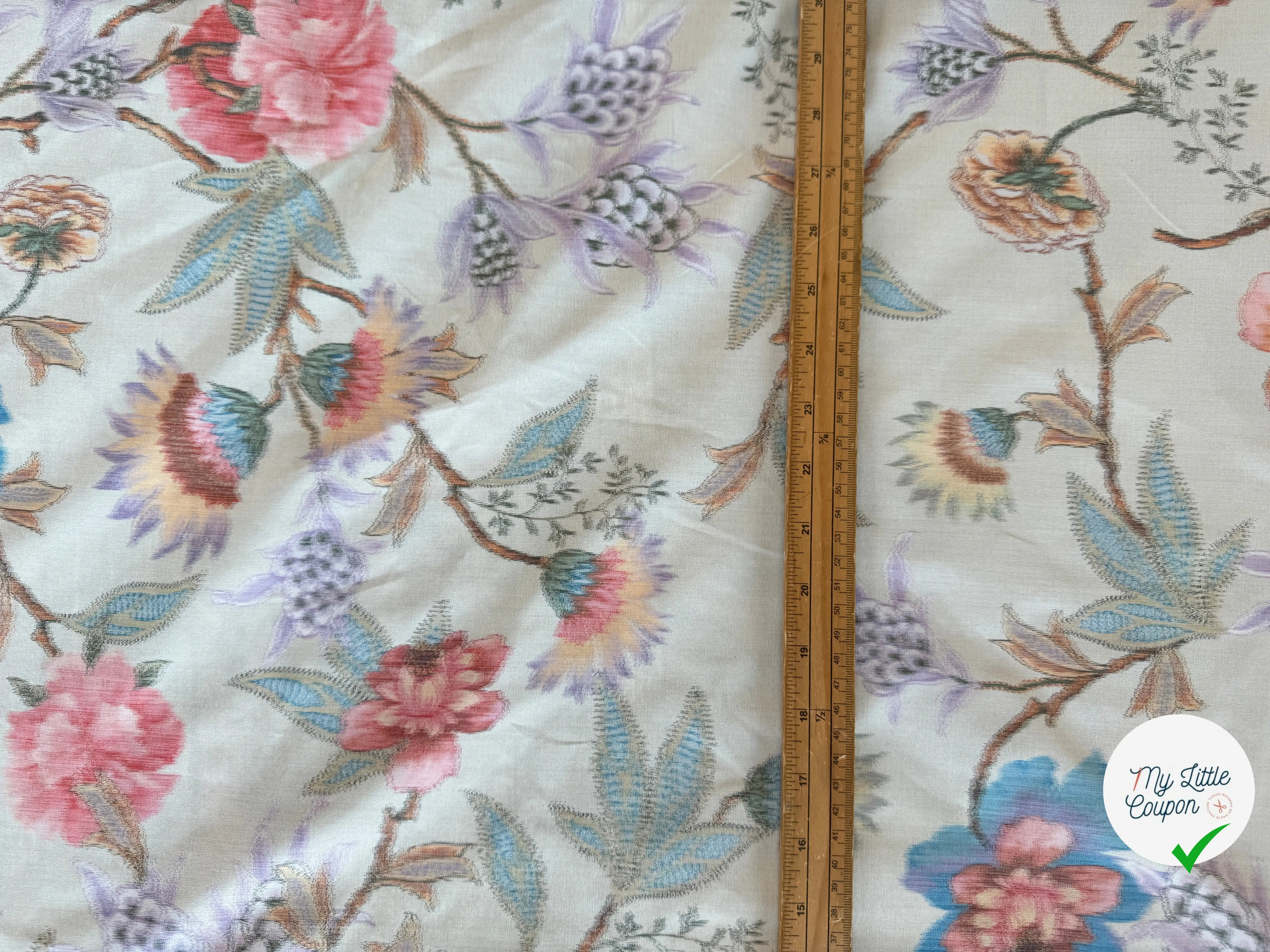 POPELINE OFFICINA FIORI ASTRATTI - My Little Coupon