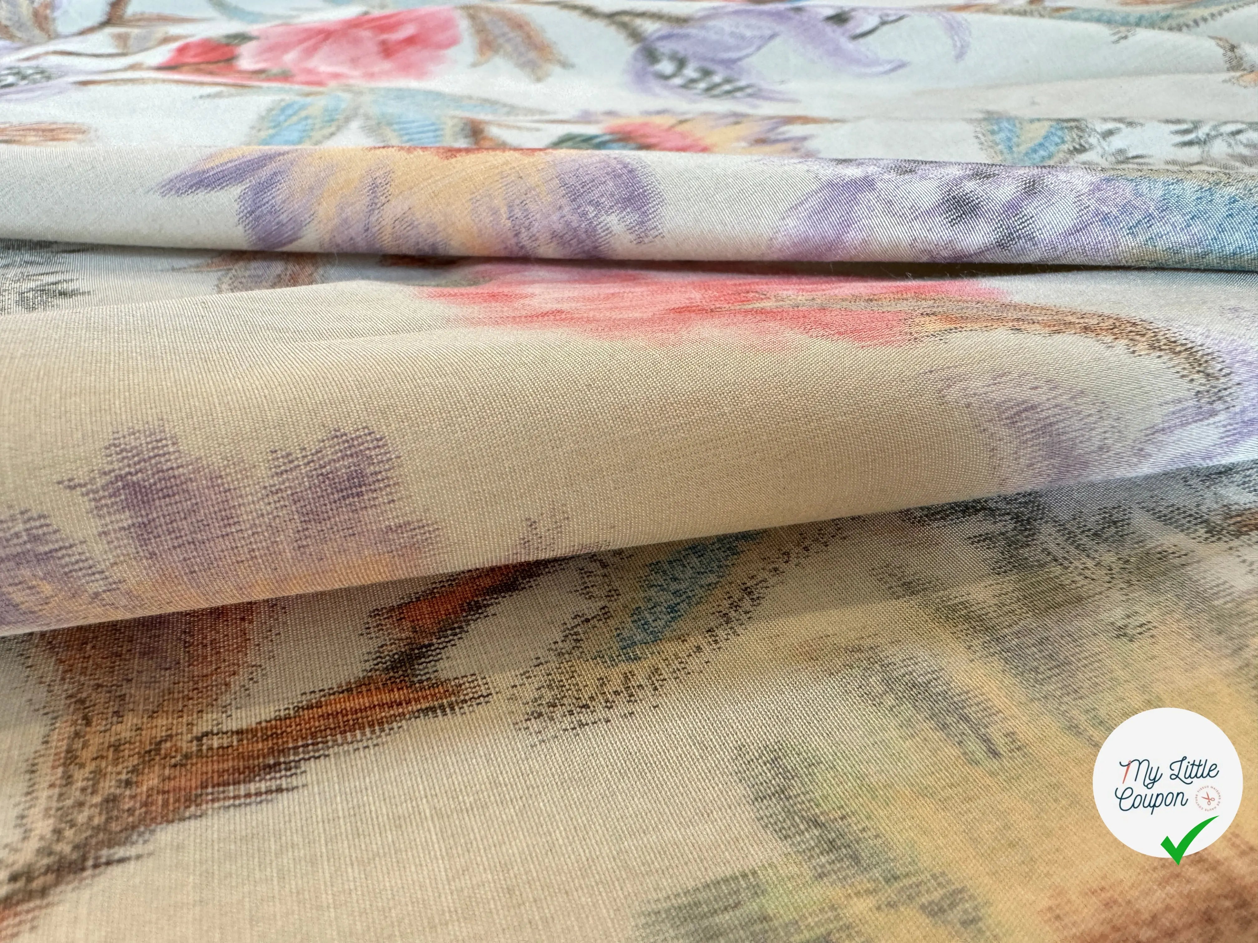 POPELINE OFFICINA FIORI ASTRATTI - My Little Coupon