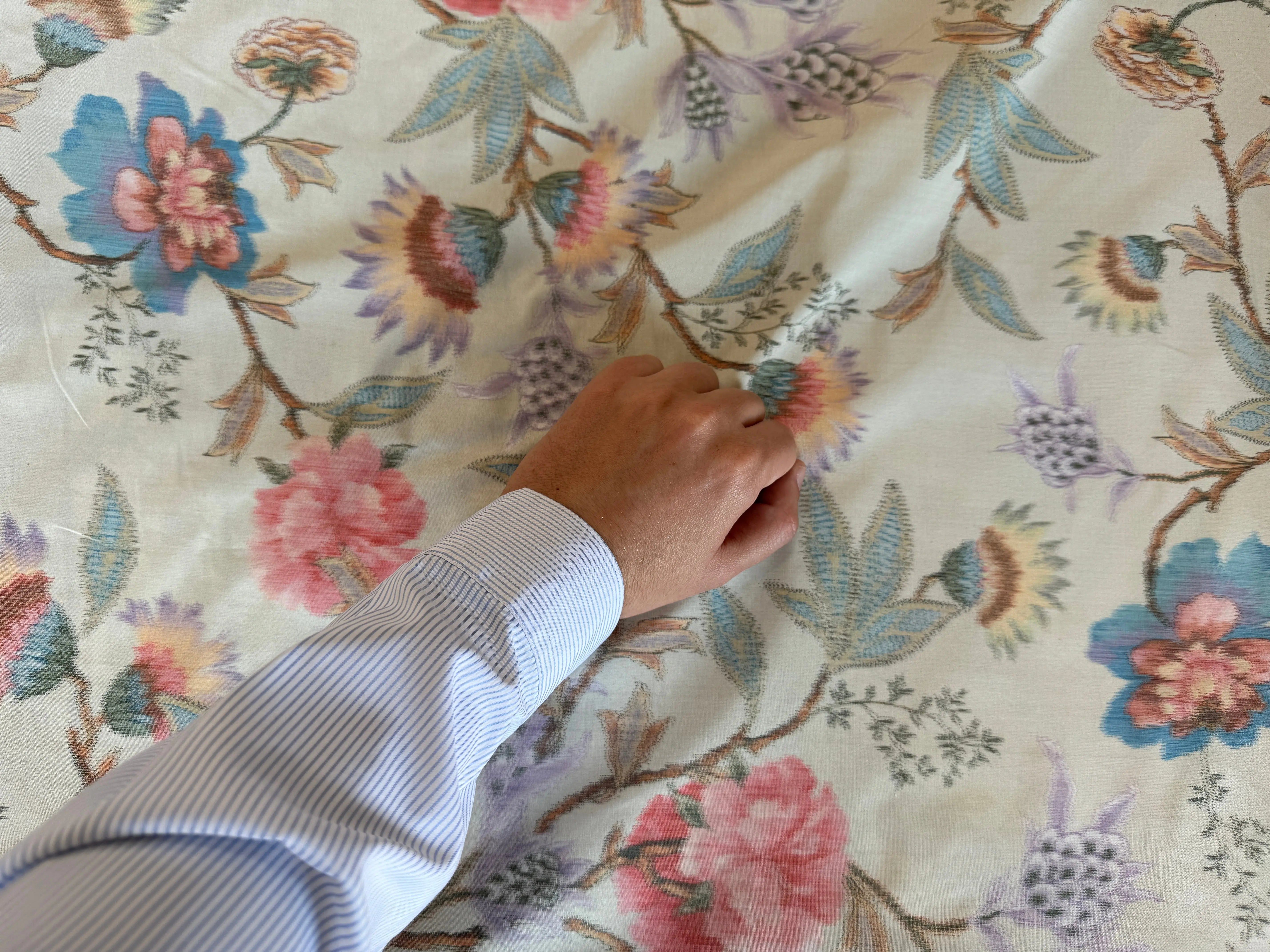 POPELINE OFFICINA FIORI ASTRATTI - My Little Coupon
