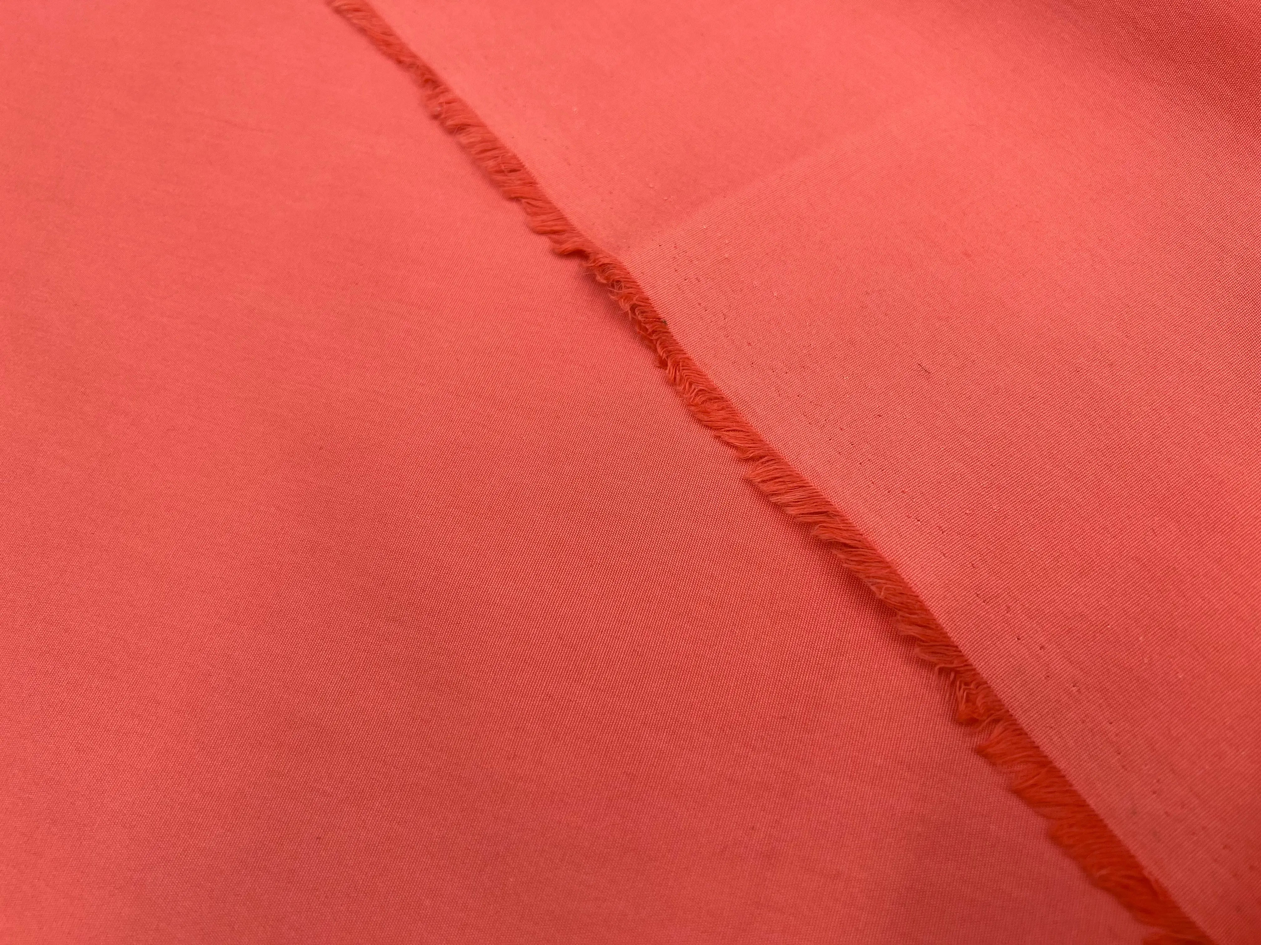 POPELINE ORANGÉE LOURDE FINITION SPORTSWEAR - My Little Coupon - tissu - coudre