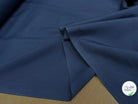 POPELINE POLYCOTON BLEU FONCÉ - My Little Coupon
