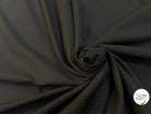 POPELINE POLYCOTON RAYURES TON SUR TON NOIR NOIR - My Little Coupon