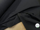 POPELINE POLYCOTON RAYURES TON SUR TON NOIR NOIR - My Little Coupon