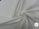 POPELINE SATIN DE COTON STRETCH BLANC COUTURE - My Little Coupon