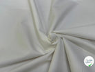 POPELINE SATIN DE COTON STRETCH BLANC COUTURE - My Little Coupon