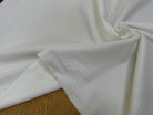 POPELINE SATIN DE COTON STRETCH BLANC COUTURE - My Little Coupon