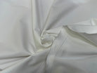 POPELINE SATIN DE COTON STRETCH BLANC COUTURE - My Little Coupon