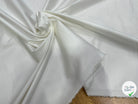POPELINE SATIN DE COTON ULTRA BEAU BLANC CASSÉ STRETCH - My Little Coupon