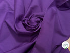 POPELINE UNIE VIOLET CRAQUANTE - My Little Coupon