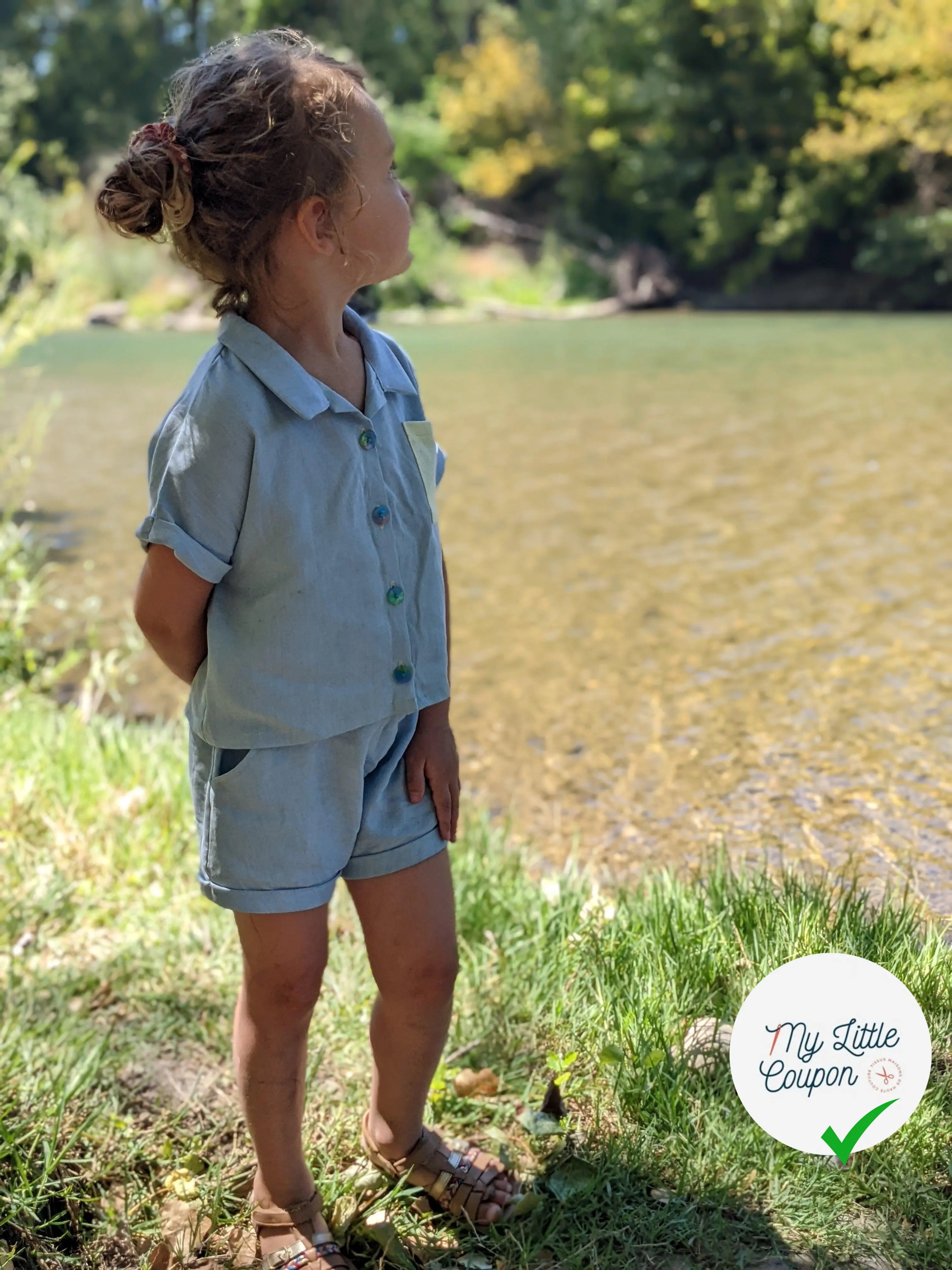 Pantalon & Short Etourneau | Du 6 mois au 5 ans | Marmaï Patterns - My Little Coupon - tissu - coudre