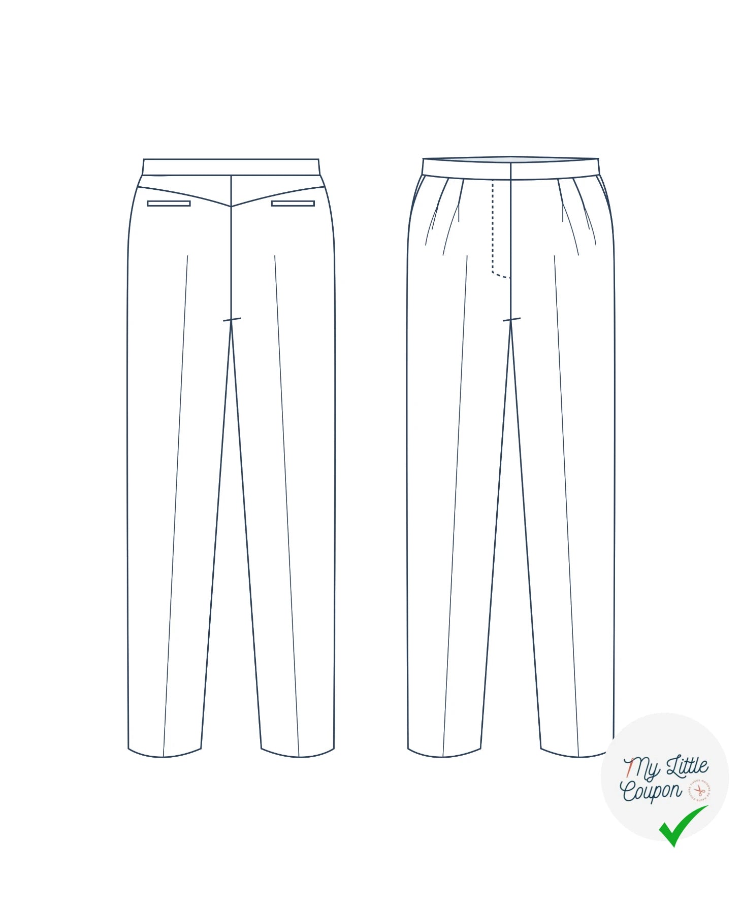 Pantalon d'Anna - Patron pdf - My Little Coupon