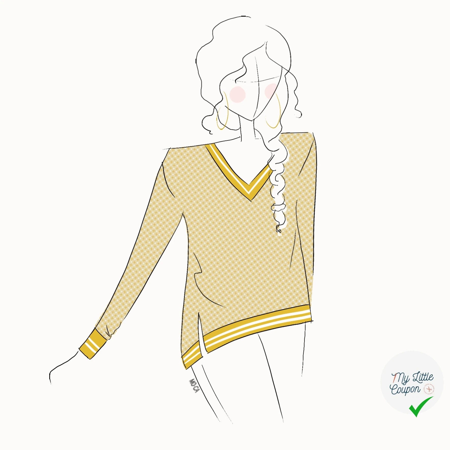 Patron Moss – Du 46 au 60 – Germain Patrons - My Little Coupon