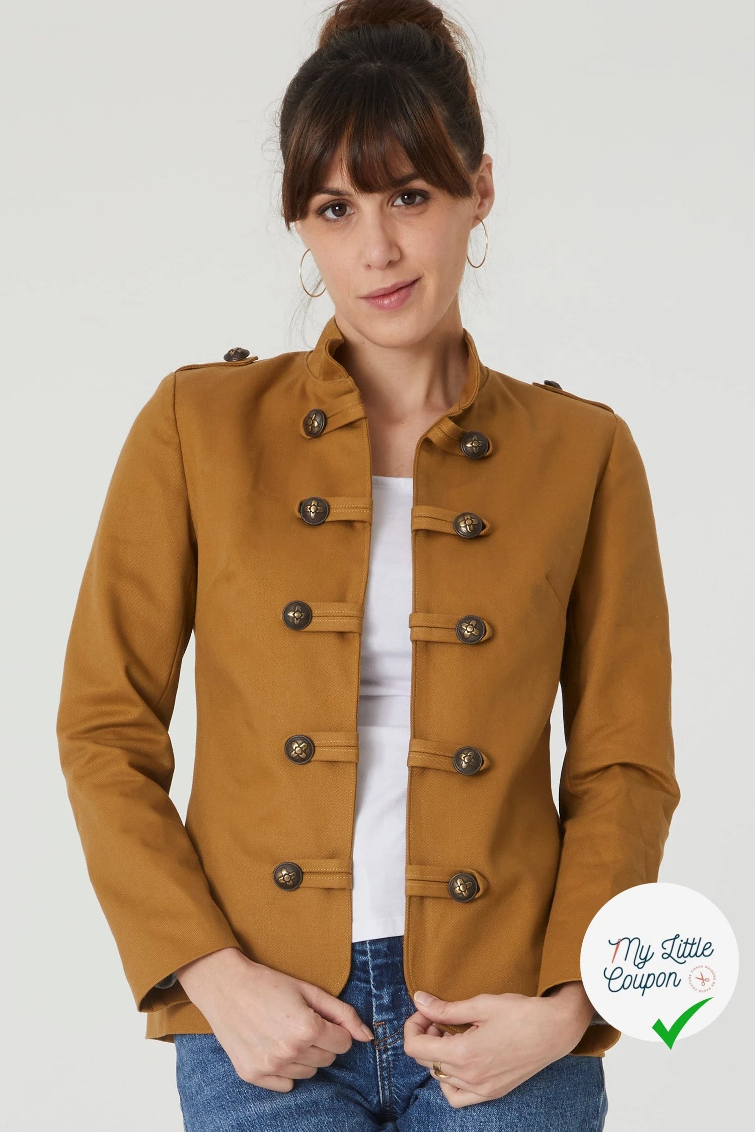 Patron Nadine - Veste - FR 34/56, US 2/24, UK 6/28 - Difficile - My Little Coupon