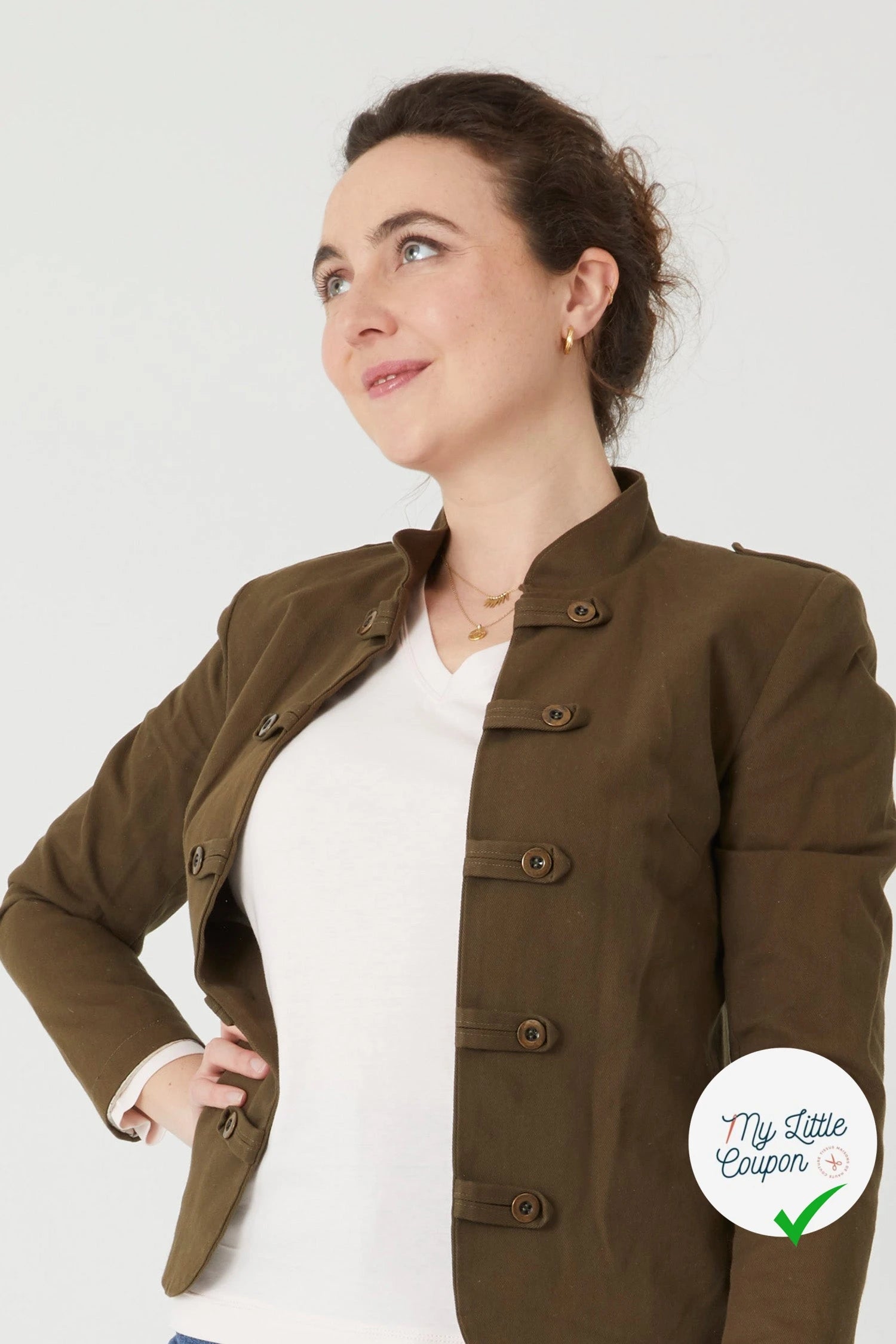 Patron Nadine - Veste - FR 34/56, US 2/24, UK 6/28 - Difficile - My Little Coupon