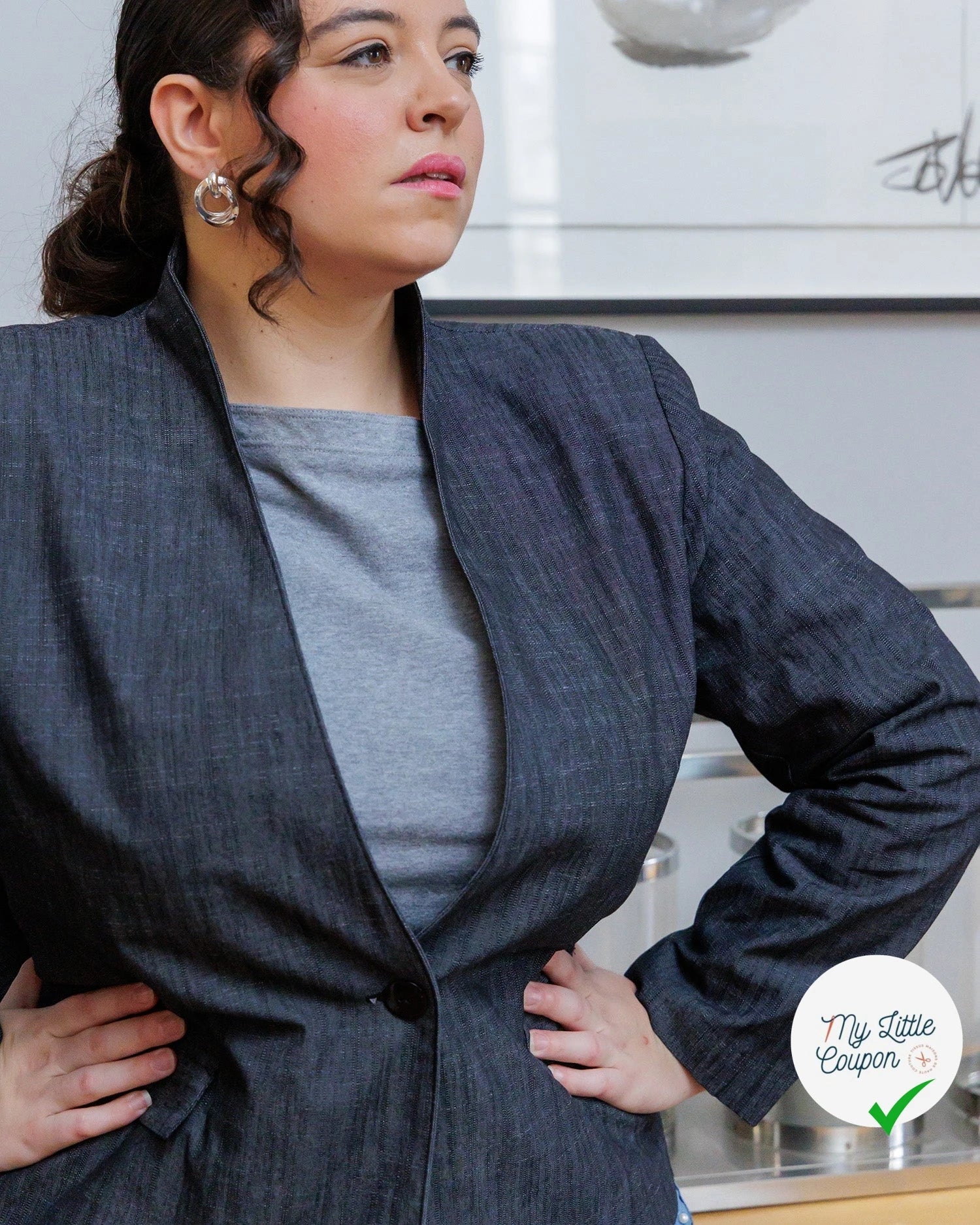 Patron Naïma - Veste - FR 34/56, US 2/24, UK 6/28 - Difficile - My Little Coupon