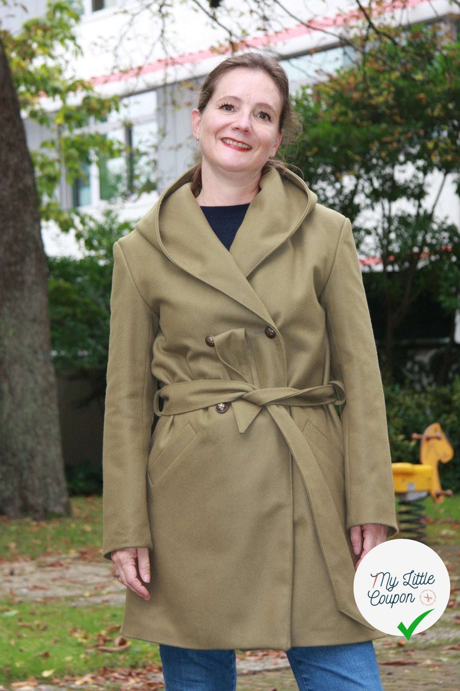 Patron Namasté - Manteau - FR 34/48, US 2/16, UK 6/20 - Expert - My Little Coupon