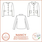 Patron Nancy - Veste - FR 34/48, US 2/16, UK 6/20 - Difficile - My Little Coupon