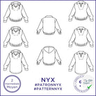 Patron Nyx - Vareuse - S/3XL - Moyen - My Little Coupon