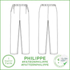 Patron Philippe - Pantalon - FR 34/56, US 2/24, UK 6/28 - Facile - My Little Coupon
