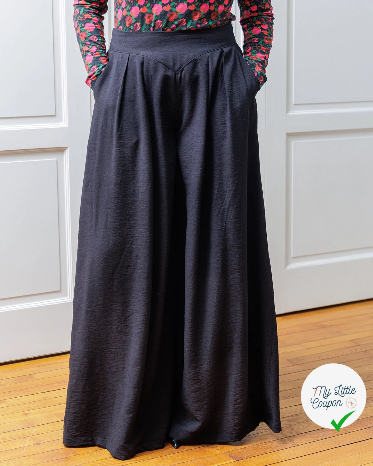 Patron Sanaz - Jupe culotte - FR 34/56, US 2/24, UK 6/28 - Moyen - My Little Coupon