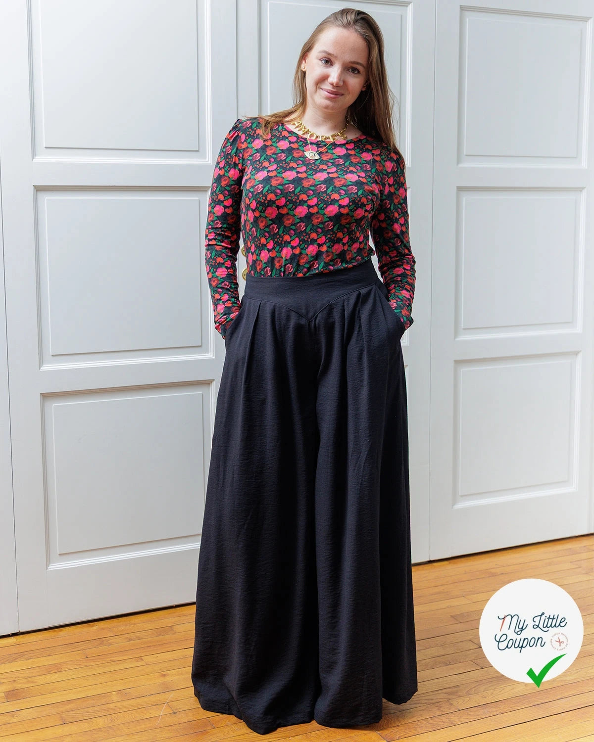 Patron Sanaz - Jupe culotte - FR 34/56, US 2/24, UK 6/28 - Moyen - My Little Coupon