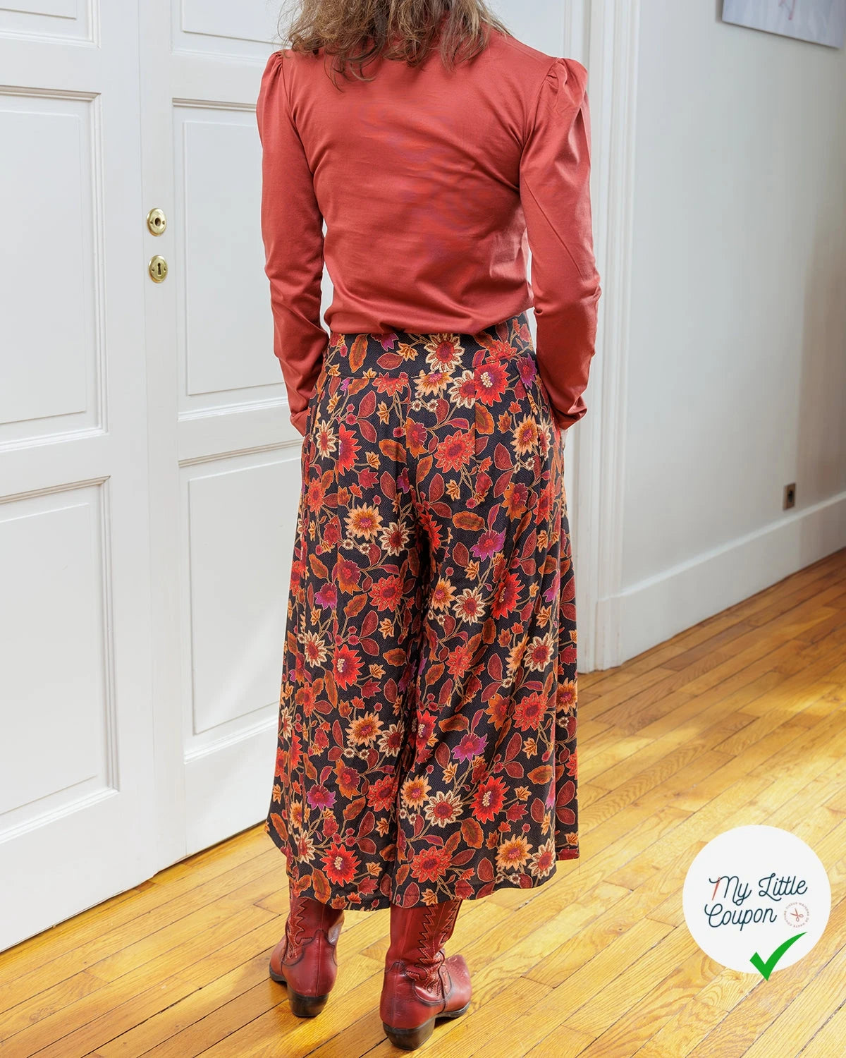 Patron Sanaz - Jupe culotte - FR 34/56, US 2/24, UK 6/28 - Moyen - My Little Coupon