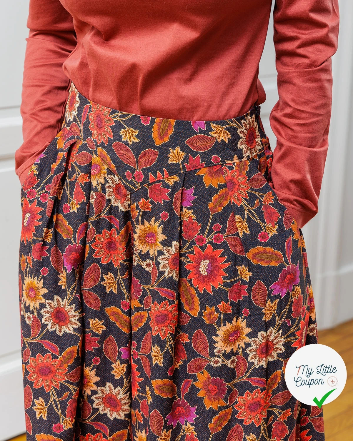 Patron Sanaz - Jupe culotte - FR 34/56, US 2/24, UK 6/28 - Moyen - My Little Coupon