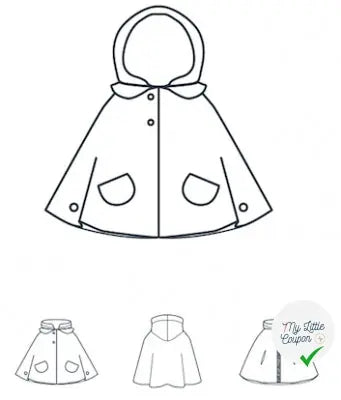 Patron cape Perrine - L'Enfant Roi - My Little Coupon