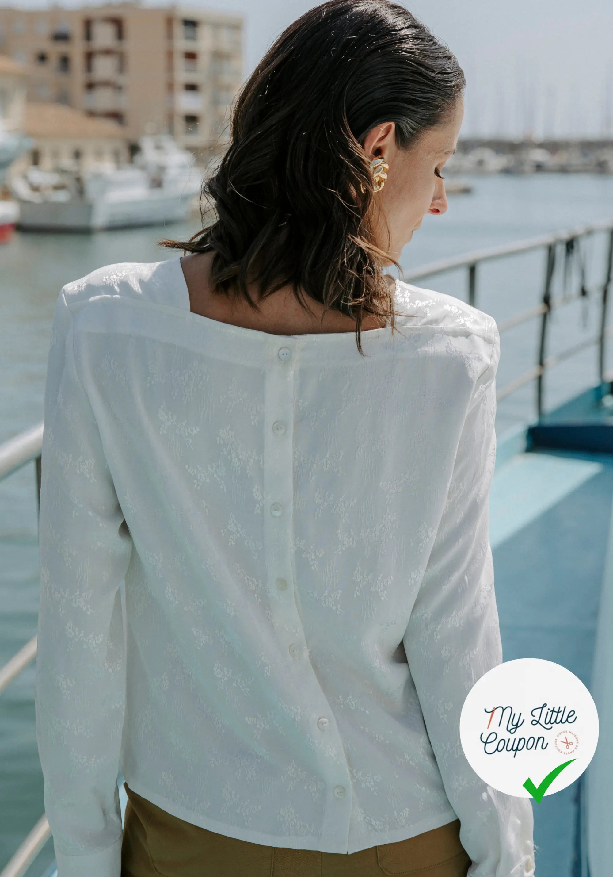 Patron couture La blouse DEFERLANTE / Patron pochette - My Little Coupon