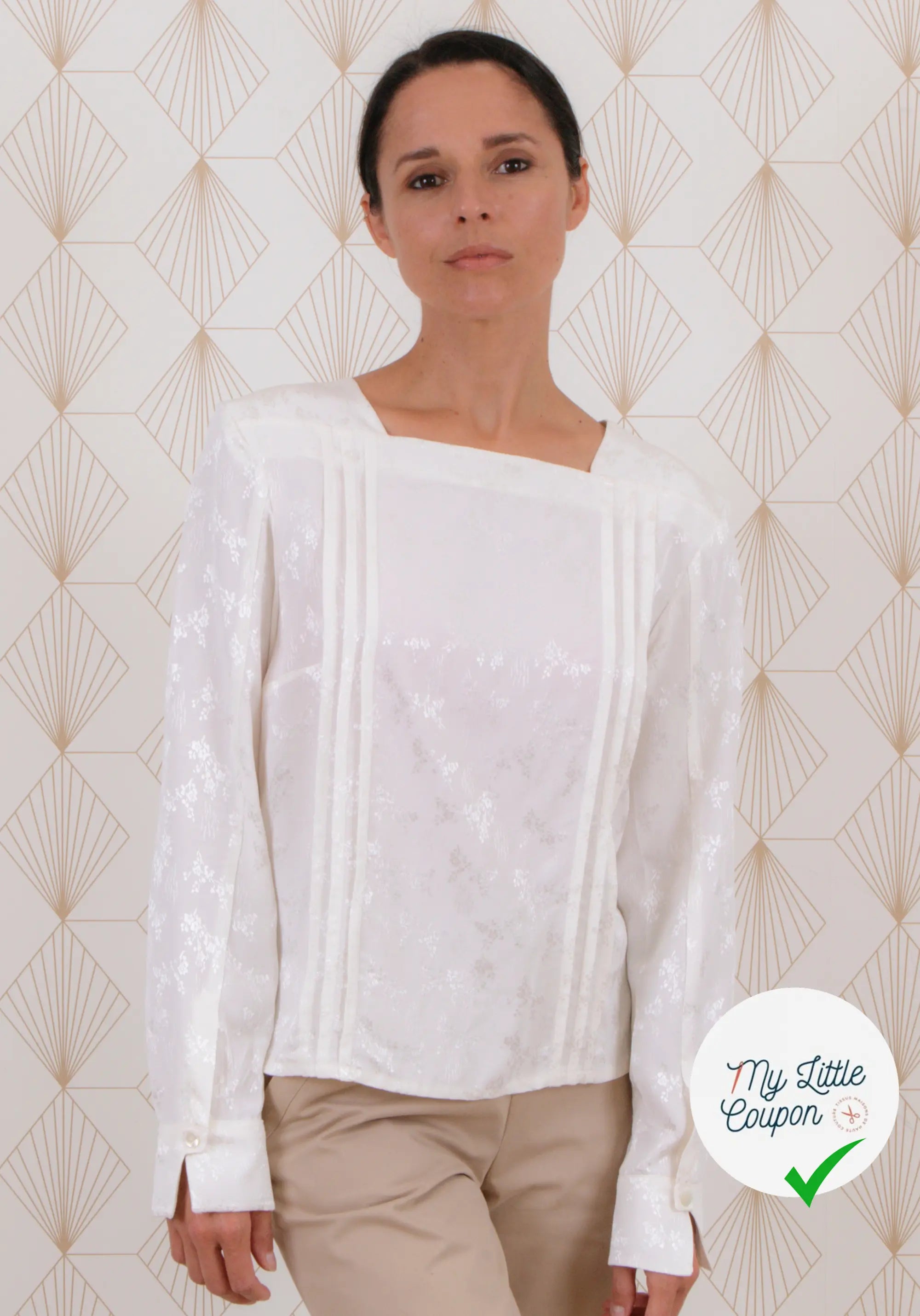 Patron couture La blouse DEFERLANTE / Patron pochette - My Little Coupon