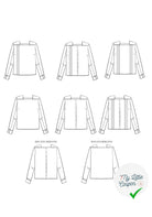 Patron couture La blouse DEFERLANTE / Patron pochette - My Little Coupon