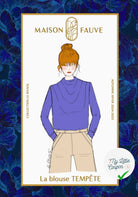 Patron couture La blouse TEMPETE / Patron pochette - My Little Coupon