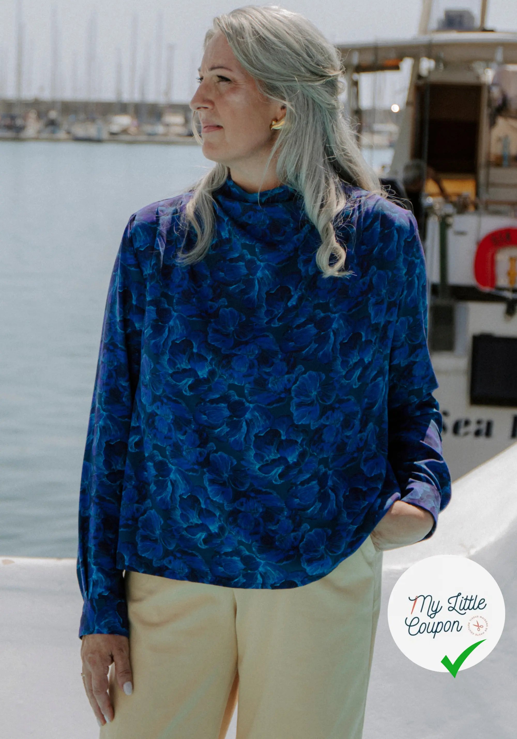 Patron couture La blouse TEMPETE / Patron pochette - My Little Coupon