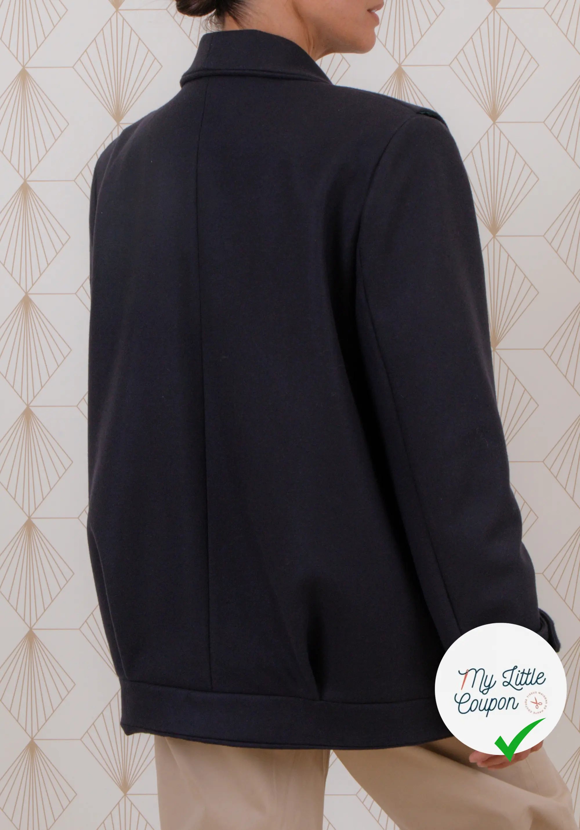 Patron couture Le Manteau CLIFF/ Patron pochette - My Little Coupon