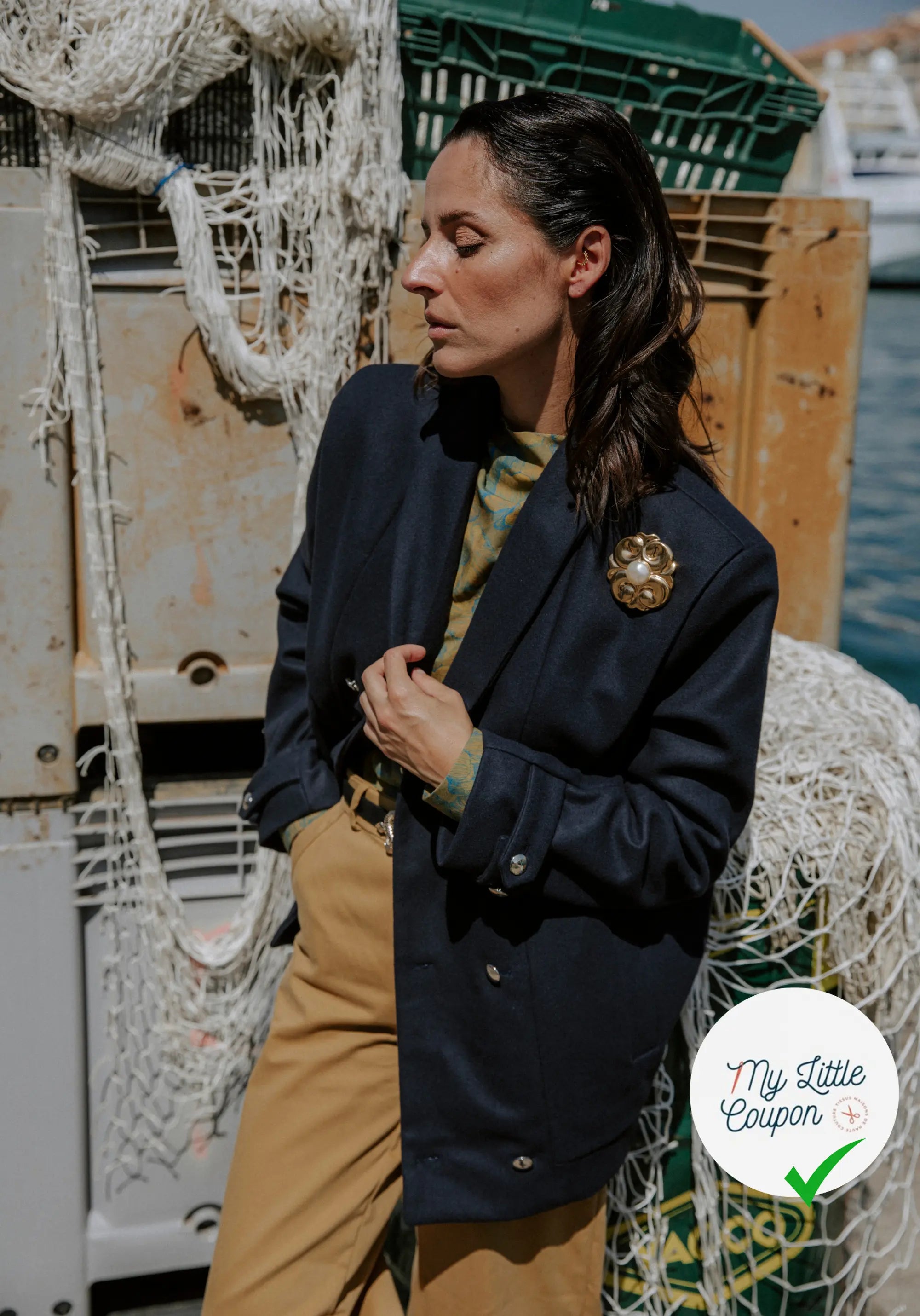Patron couture Le Manteau CLIFF/ Patron pochette - My Little Coupon
