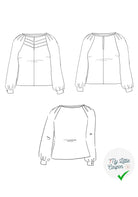 Patron couture blouse Chelsea / Patron pochette - My Little Coupon