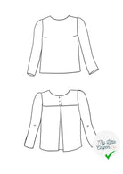 Patron couture blouse Violette / Patron pochette - My Little Coupon