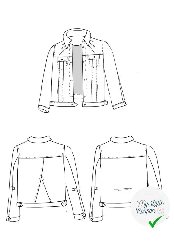Patron couture blouson Pilar / Patron pochette - My Little Coupon