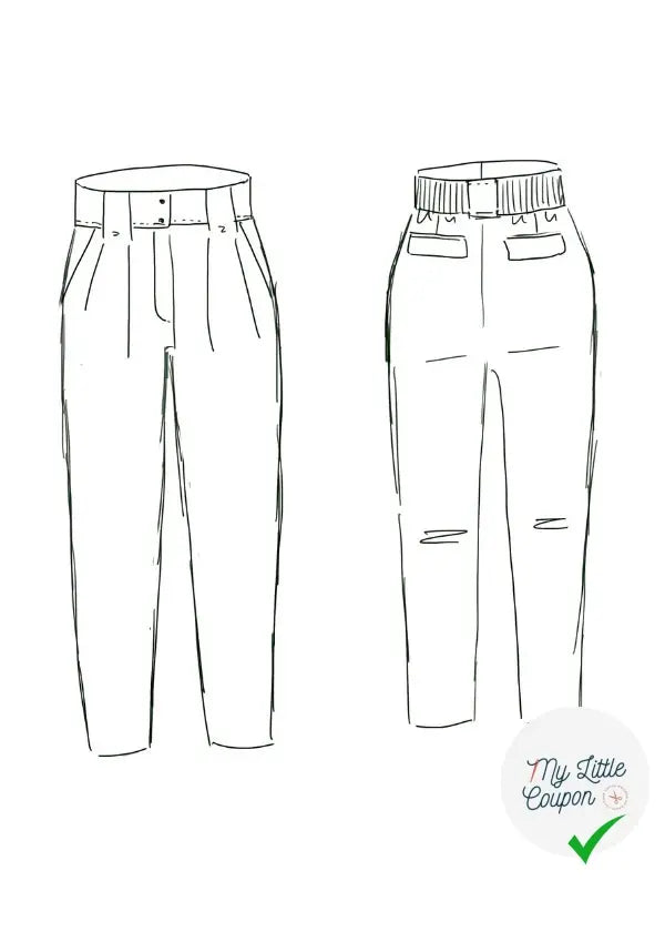 Patron couture pantalon, short Bélem / Patron pochette - My Little Coupon