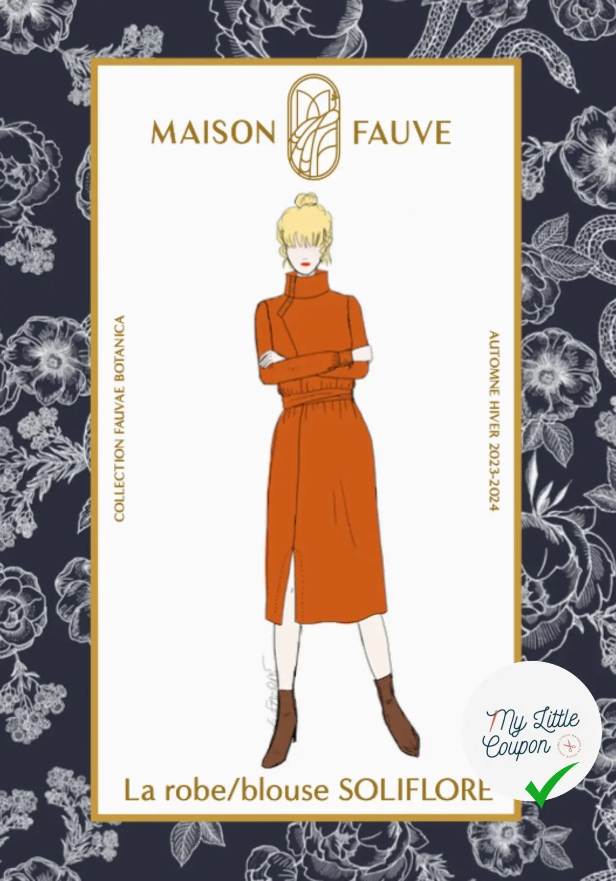 Patron couture robe, blouse Soliflore / Patron pochette - My Little Coupon