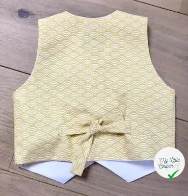 Patron de gilet et nœud papillon Hippolyte - L'Enfant Roi - My Little Coupon