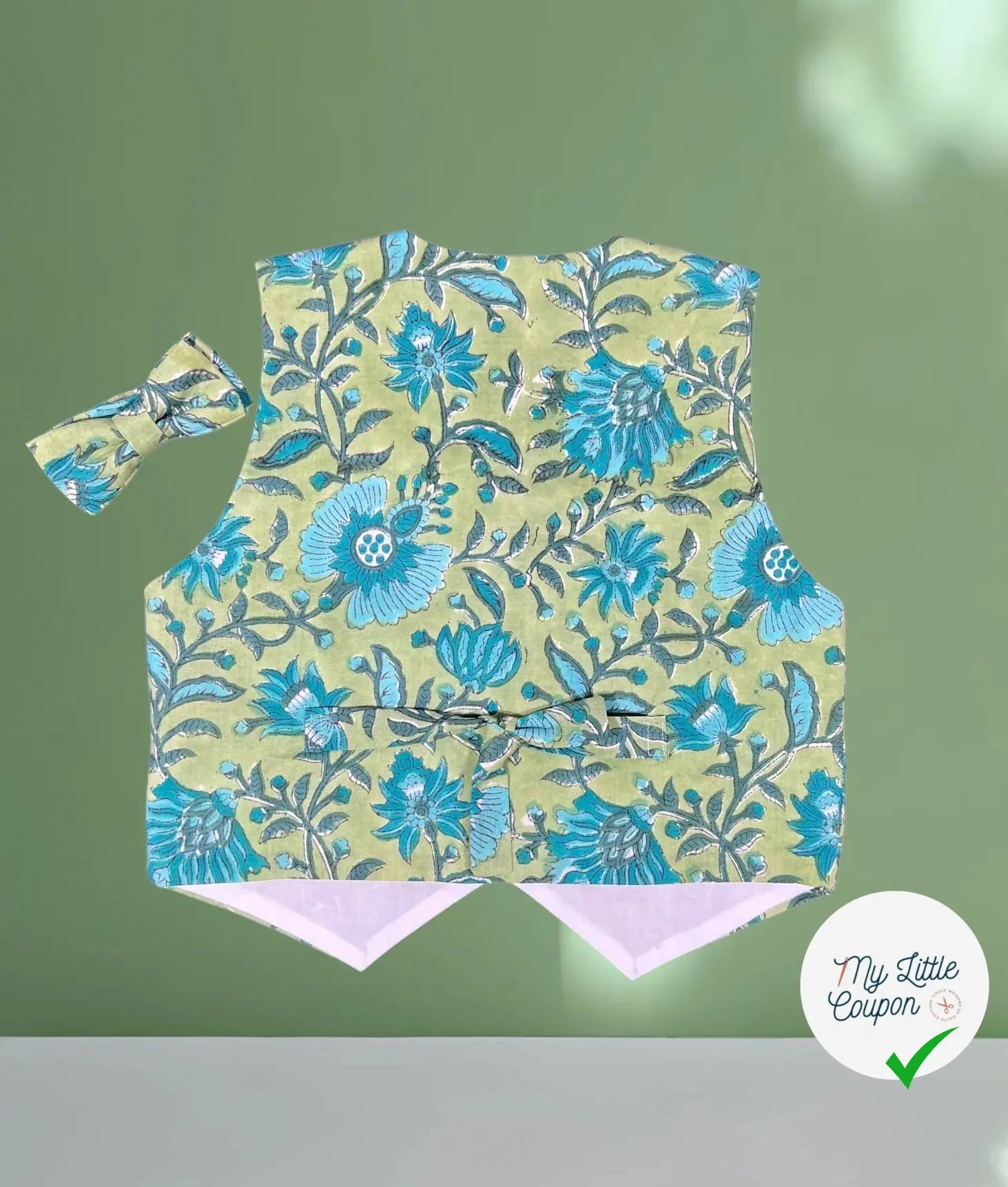 Patron de gilet et nœud papillon Hippolyte - L'Enfant Roi - My Little Coupon