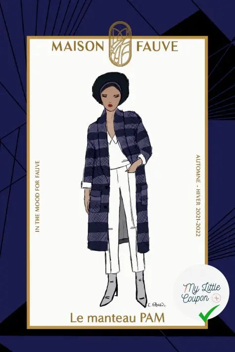 Patron manteau Pam / Patron pochette - My Little Coupon