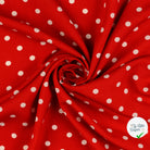 Popeline de viscose rouge - My Little Coupon