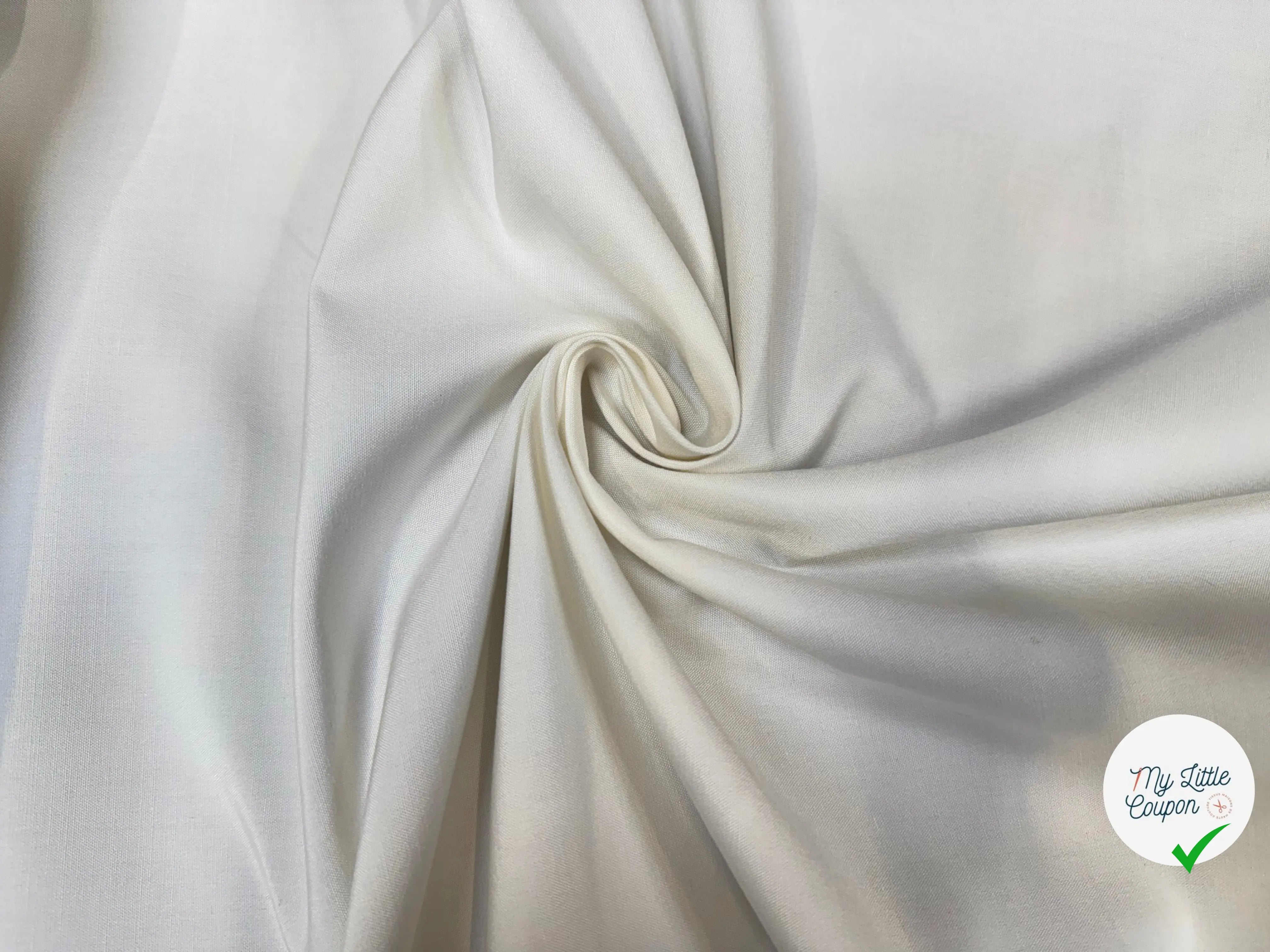 RAMIE VISCOSE CANVAS, Iconic Milk - My Little Coupon